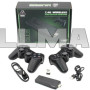 Игровая приставка M8 64gb Mini Game Stick 4K HDMI + 2 беспроводных джойстика, консоль для телевизора